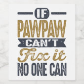 Étiquette Pour Bouteilles De Vin Cadeau pour Paw Paw Paw (Étiquettes simples)