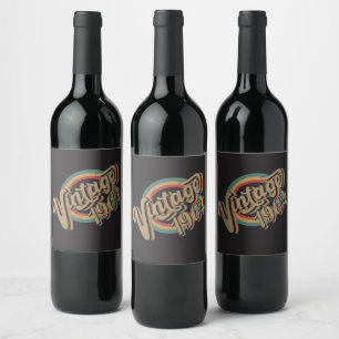 Étiquette Pour Bouteilles De Vin Cadeaux de 60 ans Vintage 1962 60e cadeau d'annive