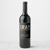 Étiquette Pour Bouteilles De Vin Cadeaux de technologie X-ray (Devant)