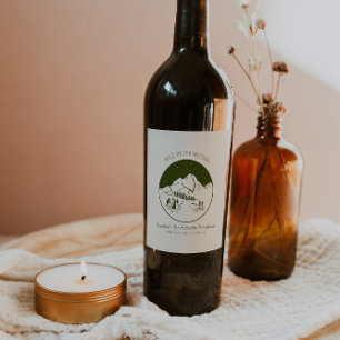 Étiquette Pour Bouteilles De Vin Camp Bachelorette Party Personnalisé