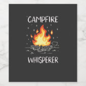 Étiquette Pour Bouteilles De Vin Camping (Étiquettes simples)