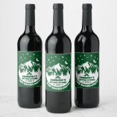 Étiquette Pour Bouteilles De Vin Camping Enterrement de Bachelorette (Bouteilles)