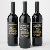 Étiquette Pour Bouteilles De Vin CAMPING, souvenirs (Bouteilles)