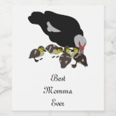 Étiquette Pour Bouteilles De Vin Canard à moelle et canard adorable (Étiquettes simples)