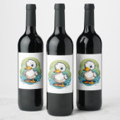 Étiquette Pour Bouteilles De Vin canard-colvert (Bouteilles)