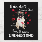 Étiquette Pour Bouteilles De Vin Carlin Si vous n'en avez pas, vous ne comprendrez (Étiquettes simples)