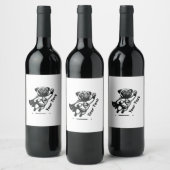 Étiquette Pour Bouteilles De Vin Carlin Superhero (Bouteilles)