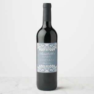 Étiquette Pour Bouteilles De Vin Carrelage Talavera bleu Duisier Fiesta Garçon Bébé