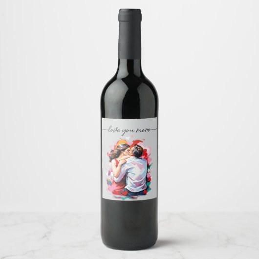 Étiquette Pour Bouteilles De Vin carte de vacances Soft (Devant)