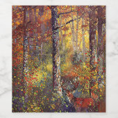 Étiquette Pour Bouteilles De Vin Carte postale (Étiquettes simples)