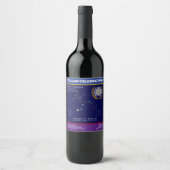 Étiquette Pour Bouteilles De Vin Centaurus de constellation de l'hémisphère Sud (Devant)