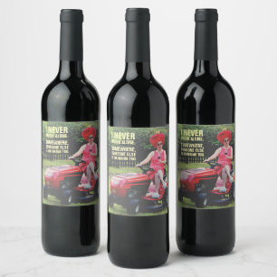 Étiquette Pour Bouteilles De Vin C'Est Drôle De Ne Jamais Boire Seul Étiquette De