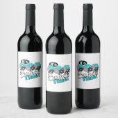 Étiquette Pour Bouteilles De Vin C'est l'heure de Bunco ! (Bouteilles)