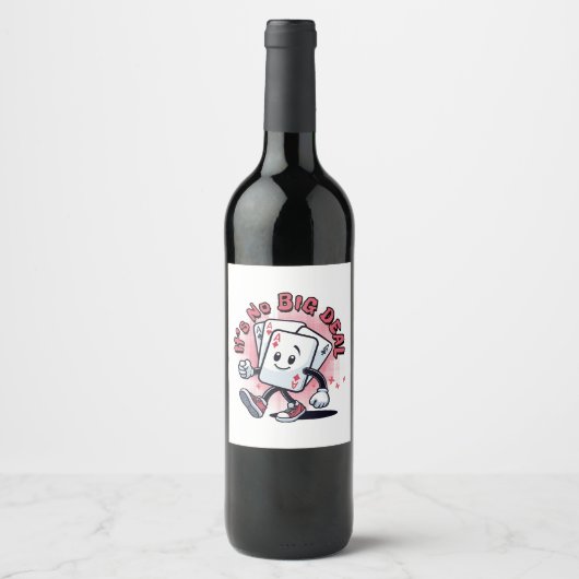 Étiquette Pour Bouteilles De Vin C'est Pas Grave (Devant)