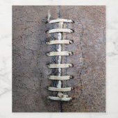 Étiquette Pour Bouteilles De Vin Chaînes de football verticales (Étiquettes simples)