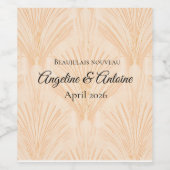 Étiquette Pour Bouteilles De Vin Champagne Tastes (Étiquettes simples)