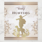 Étiquette Pour Bouteilles De Vin Chasse (Étiquettes simples)