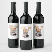Étiquette Pour Bouteilles De Vin Chat Astro (Bouteilles)