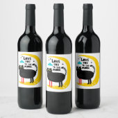 Étiquette Pour Bouteilles De Vin Chat sur la lune (Bouteilles)
