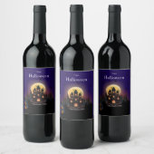 Étiquette Pour Bouteilles De Vin Château d'Halloween (Bouteilles)