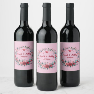 Étiquette Pour Bouteilles De Vin Château Majestic Aquarelle Château : Regal Charme