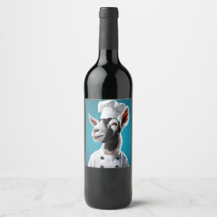 Étiquette Pour Bouteilles De Vin Chef Chèvre