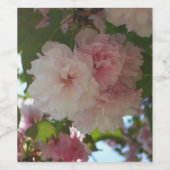 Étiquette Pour Bouteilles De Vin Cherry Tree I Spring Floral (Étiquettes simples)