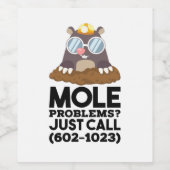 Étiquette Pour Bouteilles De Vin Chimie - Problèmes de mole (Étiquettes simples)