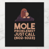 Étiquette Pour Bouteilles De Vin Chimie - Problèmes de mole (Étiquettes simples)