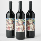 Étiquette Pour Bouteilles De Vin Choeur d'anime (Bouteilles)