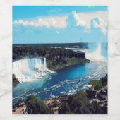 Étiquette Pour Bouteilles De Vin CHUTES NIAGARA - voir (Étiquettes simples)