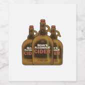 Étiquette Pour Bouteilles De Vin Cider de Bean (Étiquettes simples)