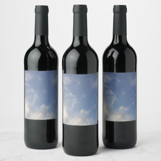 Étiquette Pour Bouteilles De Vin Ciel bleu (Bouteilles)