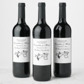 Étiquette Pour Bouteilles De Vin cigogne n° 1 (Bouteilles)