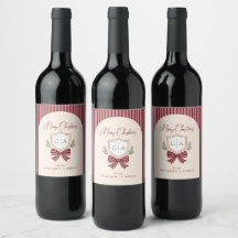 Cimier de Monogramme Couple sur mesure Joyeux Noël