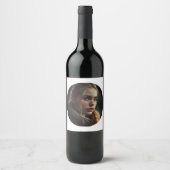 Étiquette Pour Bouteilles De Vin Circle (Devant)