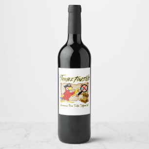 Étiquette Pour Bouteilles De Vin citation de perroquet pirate
