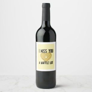 Étiquette Pour Bouteilles De Vin Citations de quelqu'un qui manque mignon Je vous m