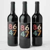 Classique Vintage Années 80 86 47 Anti Trump 