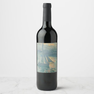 Étiquette Pour Bouteilles De Vin Claude Monet - Lever du soleil