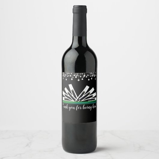 ÉTIQUETTE POUR BOUTEILLES DE VIN CLÉS DE MINUIT (Devant)