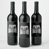 Étiquette Pour Bouteilles De Vin Clown crâne (Bouteilles)