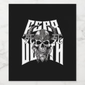 Étiquette Pour Bouteilles De Vin Clown crâne (Étiquettes simples)