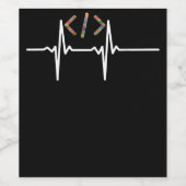 Étiquette Pour Bouteilles De Vin Coders Funny | Codage du programmeur de logiciel i (Étiquettes simples)