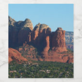 Étiquette Pour Bouteilles De Vin Coffee Pot Rock I à Sedona Arizona (Étiquettes simples)