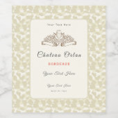 Étiquette Pour Bouteilles De Vin Coltan (Étiquettes simples)