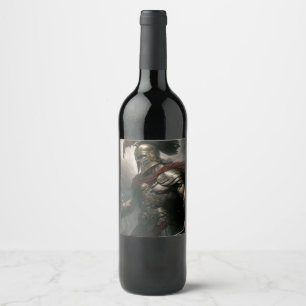 Étiquette Pour Bouteilles De Vin Commandant