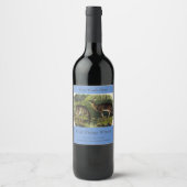 Étiquette Pour Bouteilles De Vin Common Deer (Devant)