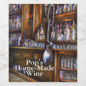 Étiquette Pour Bouteilles De Vin Compris implicitement (Étiquettes simples)