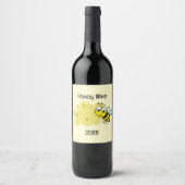 Étiquette Pour Bouteilles De Vin Conception d'abeilles et d'abeilles (Devant)